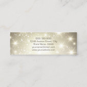 Mousserende Bokeh Persoonlijke Afstuderen Naam Kaa Contactkaartje (Achterkant)