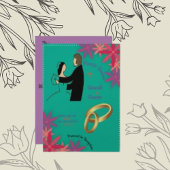 Mousserende Champagne Shimmer Papier Trouwpapier K Kaart