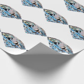 Mousserende diamant cadeaupapier (Hoek)