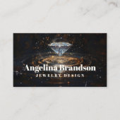 Mousserende Diamanten Juwelier Kristal Sieraden On Visitekaartje (Voorkant)