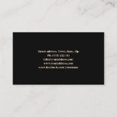 Mousserende Diamanten Juwelier Kristal Sieraden On Visitekaartje (Achterkant)