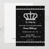 Mousserende Diamond Crown - kies uw achtergrond Kaart (Voorkant / Achterkant)