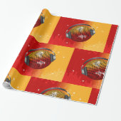 mousserende Disco Ball Cadeaupapier (Uitgerold)