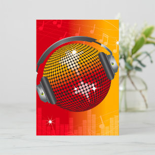 mousserende Disco Ball Kaart