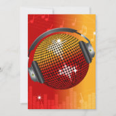 mousserende Disco Ball Kaart (Voorkant)