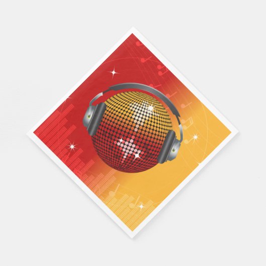 mousserende Disco Ball Servet (Hoek)