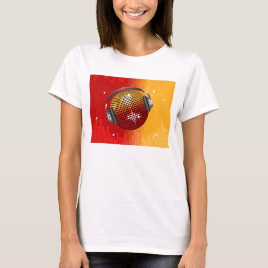 mousserende Disco Ball T-shirt (Voorkant)