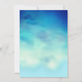 Mousserende Eiffeltoren 21e verjaardag turquoise Kaart (Achterkant)