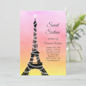 Mousserende elitrower - zweet zestien roze / koraa kaart (Staand voorkant)