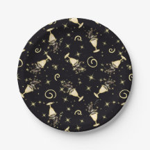 Mousserende feestdagen, goud en zwarte kasten