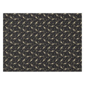 Mousserende feestdagen, goud en zwarte kasten tafelkleed (Voorkant (Horizontaal))