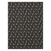 Mousserende feestdagen, goud en zwarte kasten tafelkleed (Voorkant)