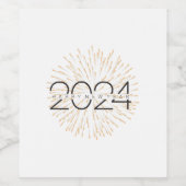 Mousserende Feesten: 2024 Wijn Etiket (Enkel label)