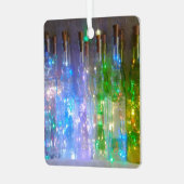 Mousserende flessen Keramisch sierglas Metalen Ornament (Voorkant links)