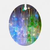 Mousserende flessen Keramisch sierglas Metalen Ornament (Voorkant)