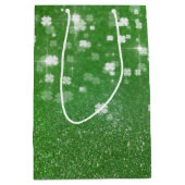 Mousserende glazen klaver - Medium Gift Bag Cadeauzakje (Voorkant)