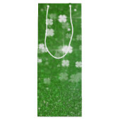 Mousserende glazen klaver - Wijnzak Wijn Cadeautas (Achterkant)