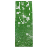 Mousserende glazen klaver - Wijnzak Wijn Cadeautas (Voorkant)