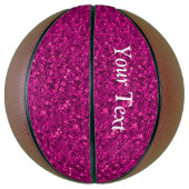 Mousserende glitter basketbal (Verticaal)