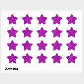 mousserende glitter hot roze ster sticker (Vel)