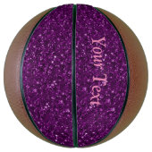 Mousserende glitter mini basketbal (Verticaal)
