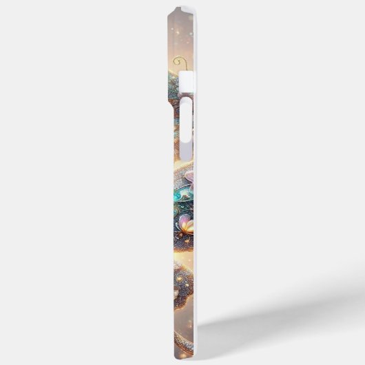 Mousserende glitter vlinders Telefoonhoesje Case-Mate iPhone Case (Achterkant / Links)