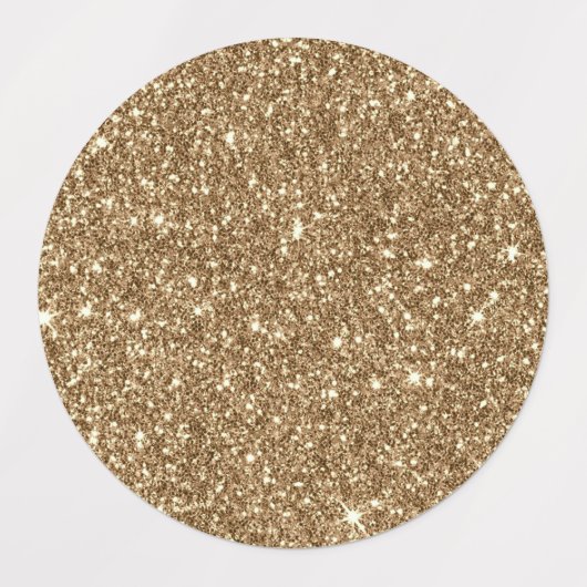 Mousserende glitterdruk labels (Design 1)