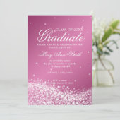 Mousserende-golfroze ooglid kaart (Staand voorkant)