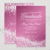 Mousserende-golfroze ooglid kaart (Voorkant / Achterkant)