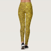 Mousserende gouden leggings (Achterkant)
