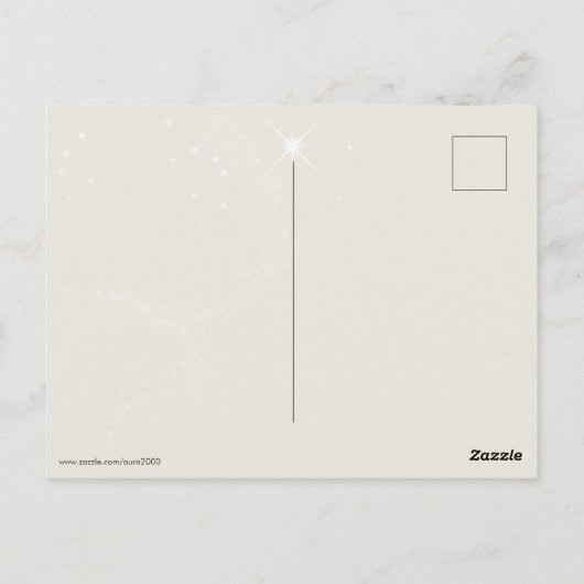 Mousserende groeten uit Curaçao Briefkaart (Achterkant)