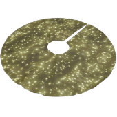 Mousserende gulden boomrok kerstboom rok (Gekanteld)