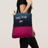 Mousserende Happy Diwali - Canvas tas (Dichtbij)