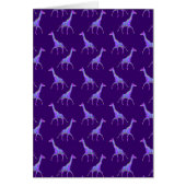 Mousserende Hippie Style Paarse Giraffe (Voorkant)