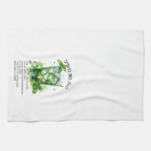 Mousserende Juleps Cocktail Recept Waterverf Theedoek (Horizontaal)