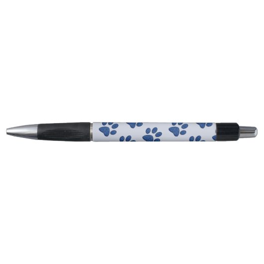 mousserende kattenpootdruk - blauw pen (Voorkant)