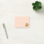 mousserende kattenpootdruk - oranje post-it® notes (Kantoor)
