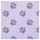 mousserende kattenpootdruk - paars stof (Swatch)