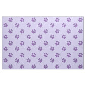 mousserende kattenpootdruk - paars stof (Fat Quarter)