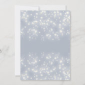 Mousserende kerstballen vakantie corporate party kaart (Achterkant)