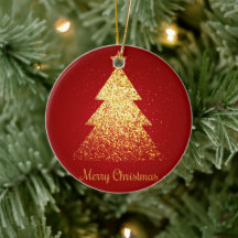 Mousserende kerstboom Golden Red