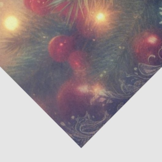 Mousserende kerstboom Sweet Kitten Decoupage Tissuepapier (Detail)