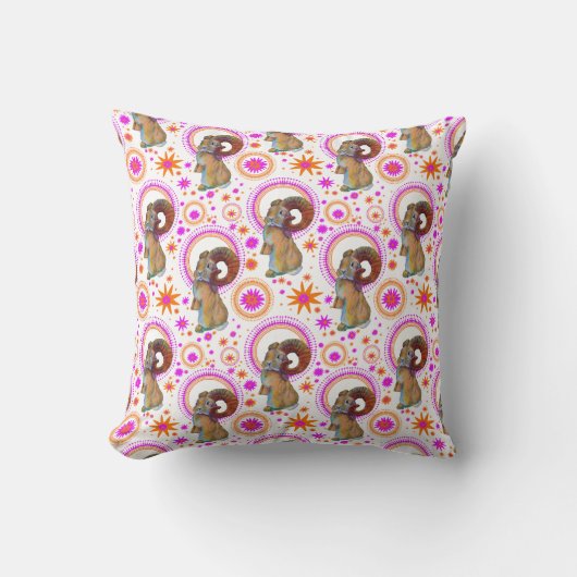 Mousserende konijn in Sinaasappel en roze Kussen (Voorkant)