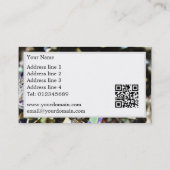 Mousserende kralen HDR-Visitekaartjes Visitekaartje (Achterkant)