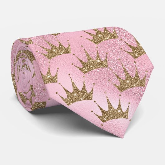 Mousserende kroon stropdas (Opgerold)