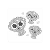 Mousserende kruipen rubberstempel (Afrduk)