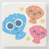 Mousserende kruipen stenen onderzetter (Voorkant)