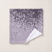 Mousserende lavender Lady Glitter #2 #sjiny #decor Bad Handdoek (Wasdoekje)