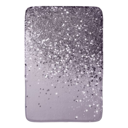 Mousserende lavender Lady Glitter #2 #sjiny #decor Badmat (Voorkant Verticaal)