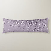 Mousserende lavender Lady Glitter #2 #sjiny #decor Lichaamskussen (Voorkant)